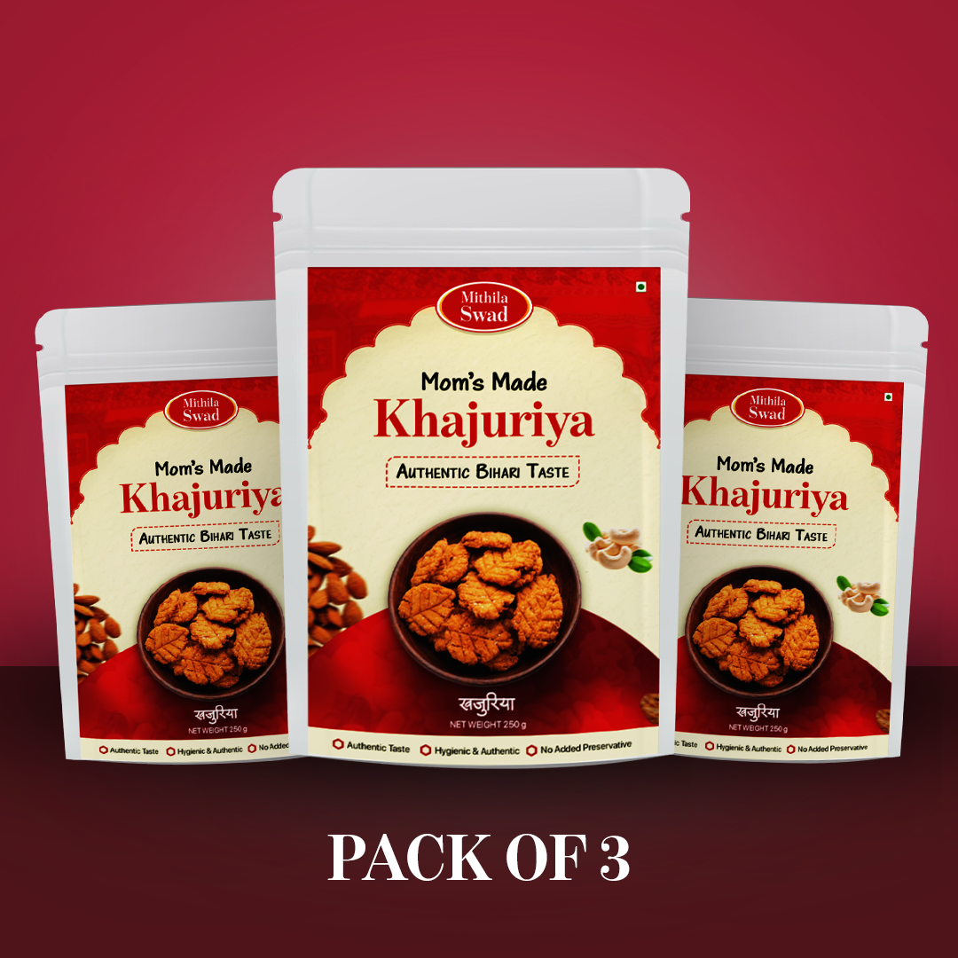 Traditional Khajuriya 3 Combo